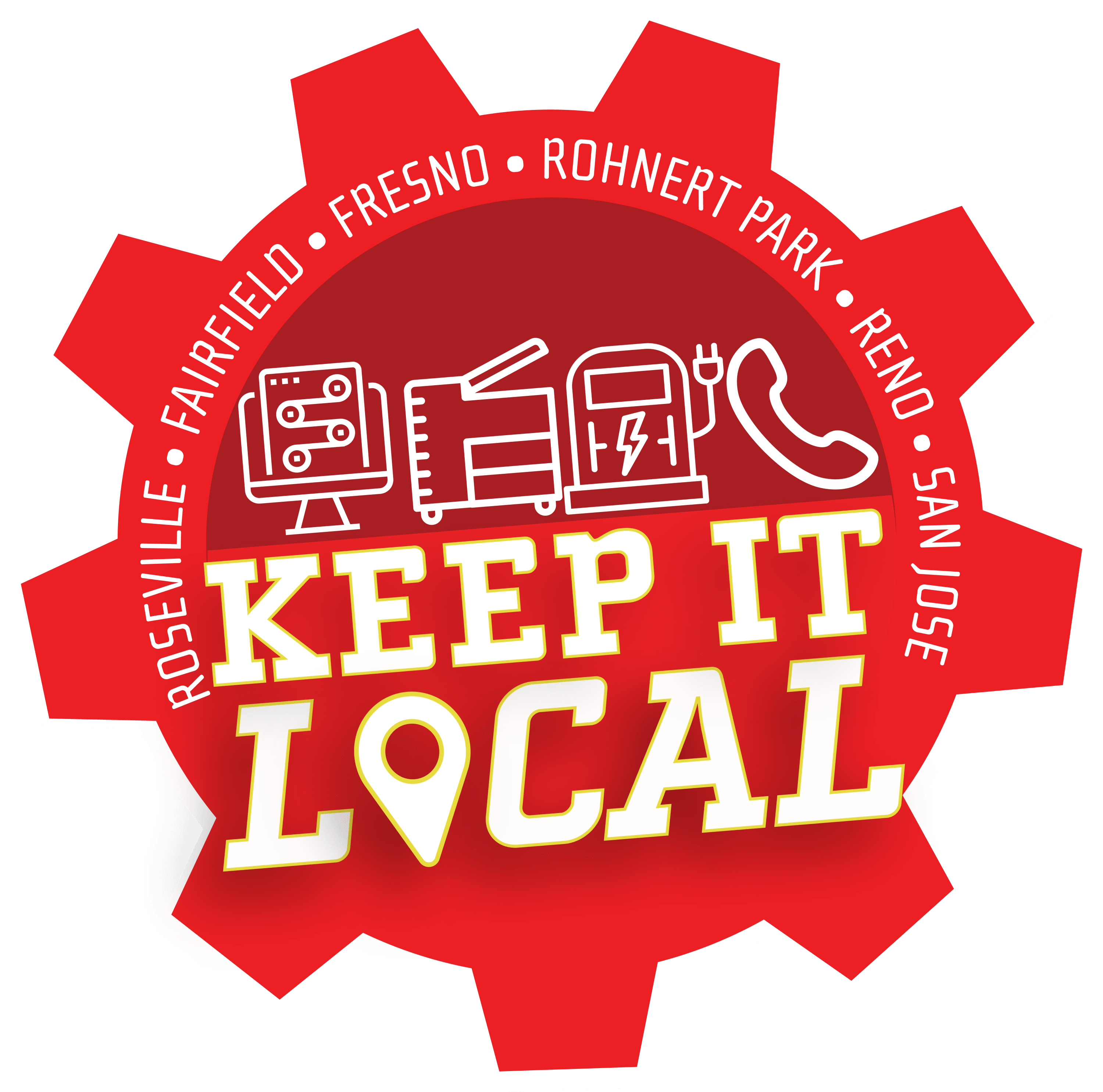 WiZiX Badge that says "Keep It Local".