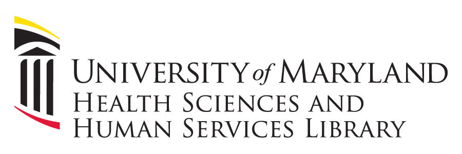 University of Maryland Health Sciences and Human Services Library logo