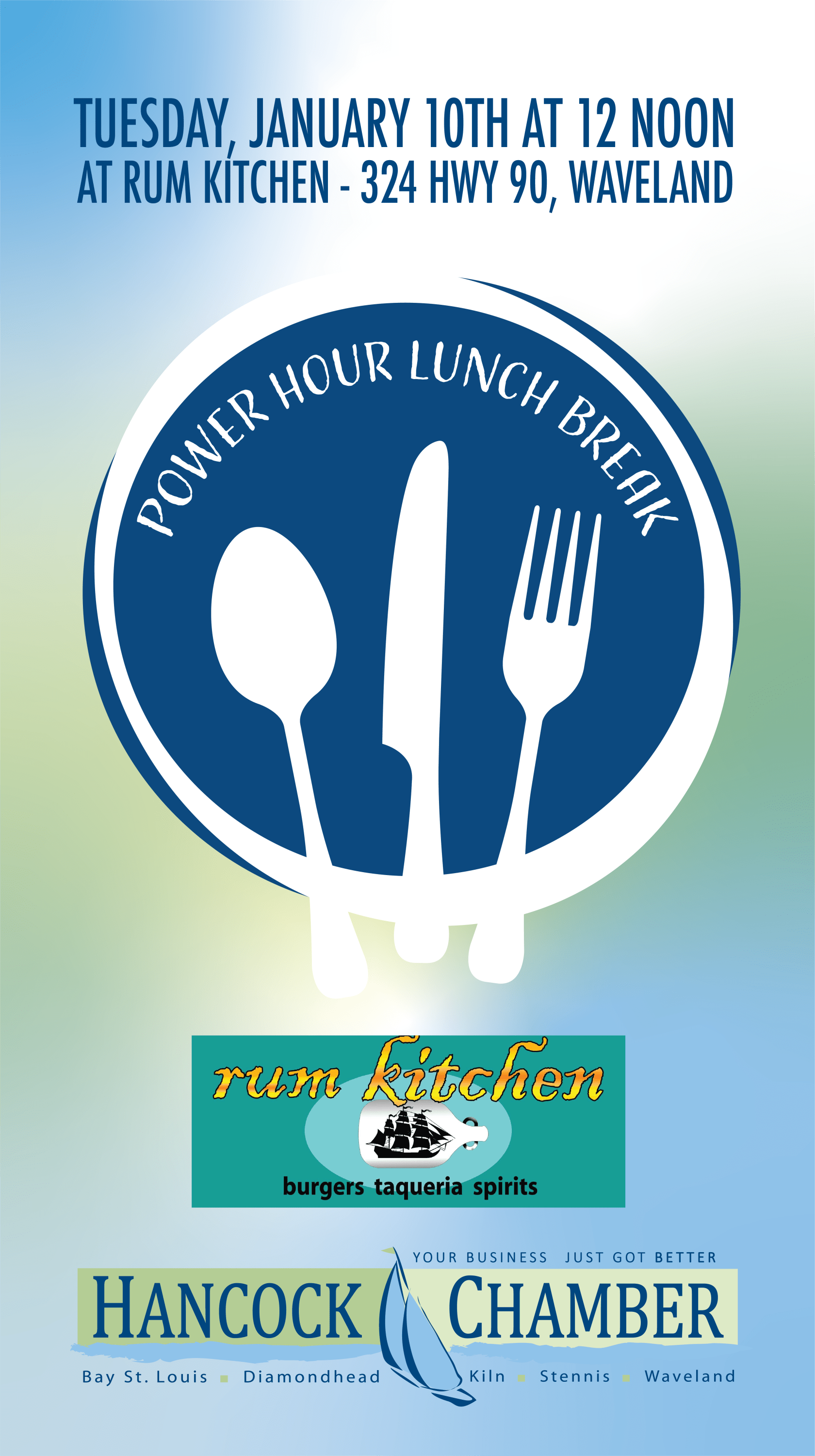 Power Hour Lunch Break Graphic
