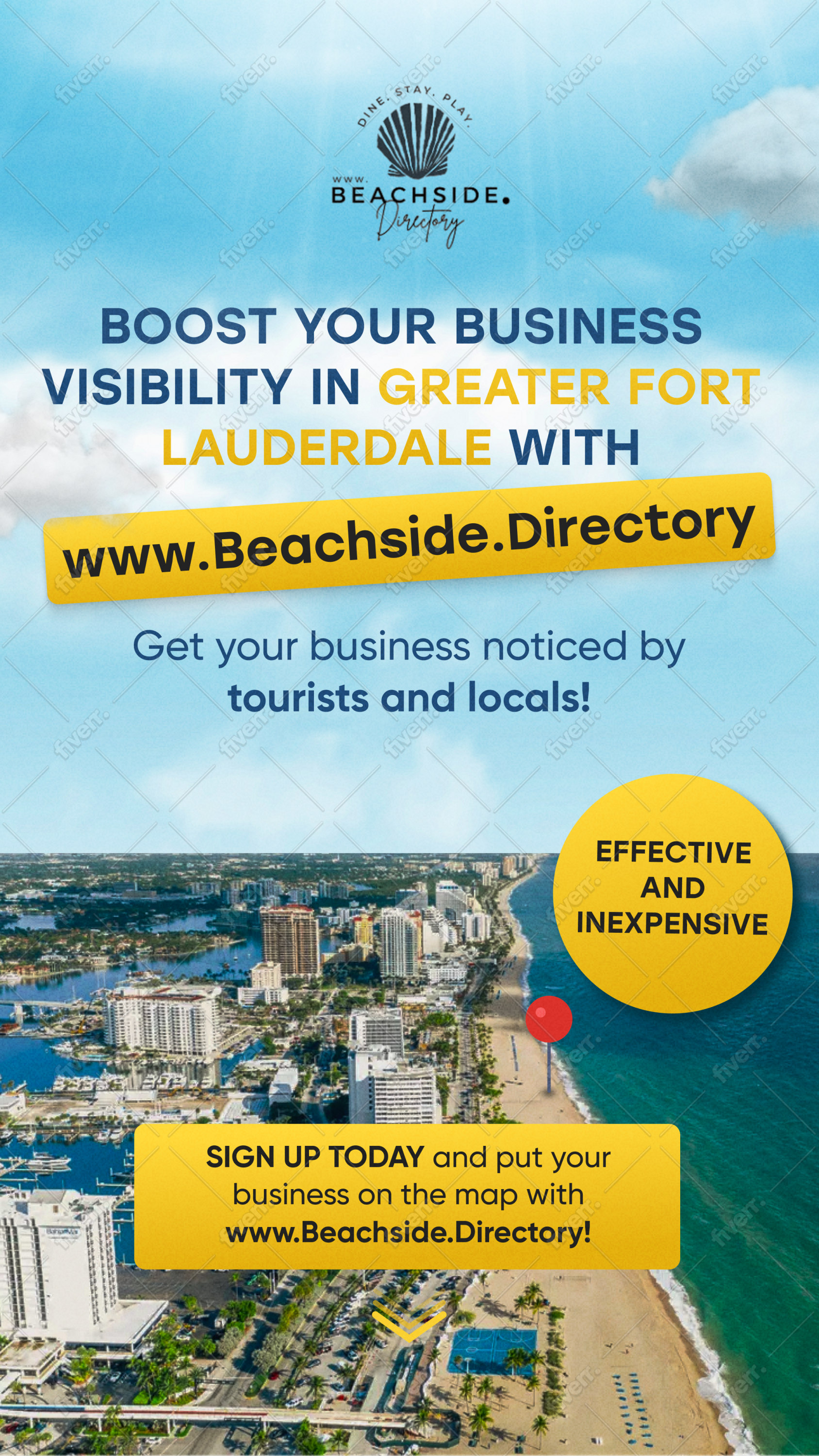 Don't miss out on new customers that may be looking for a business like yours!