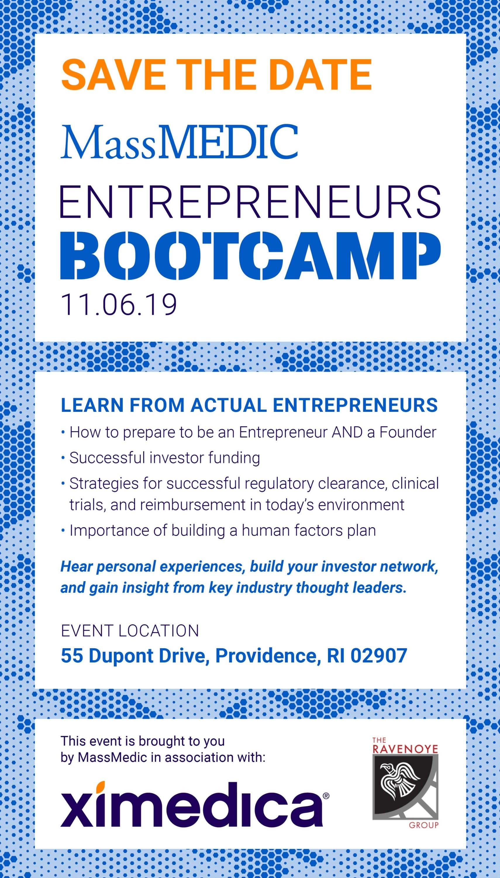 Entrepreneurs BootCamp Powered by MassMEDIC