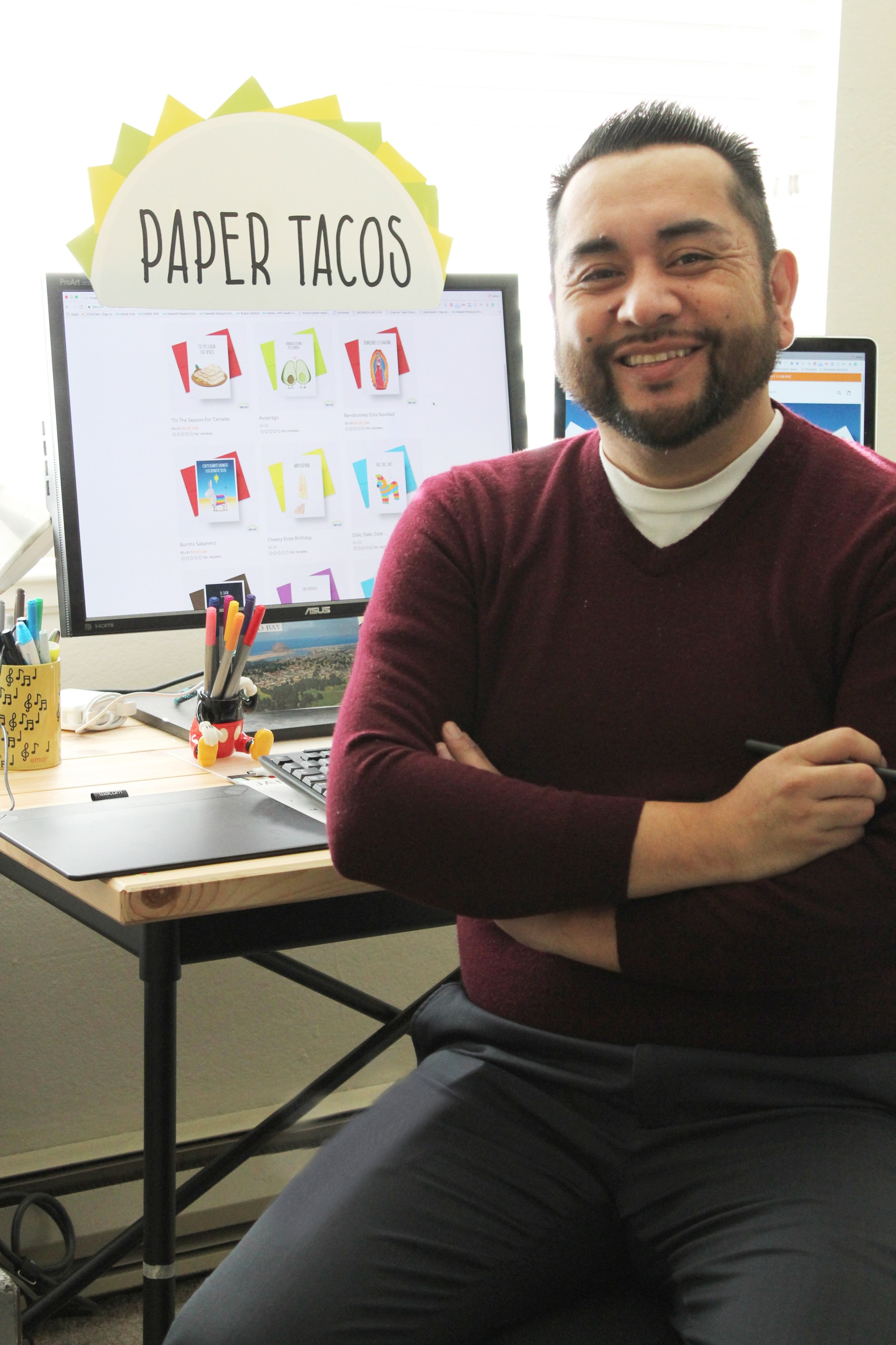 Owner of Paper Tacos Greeting Cards