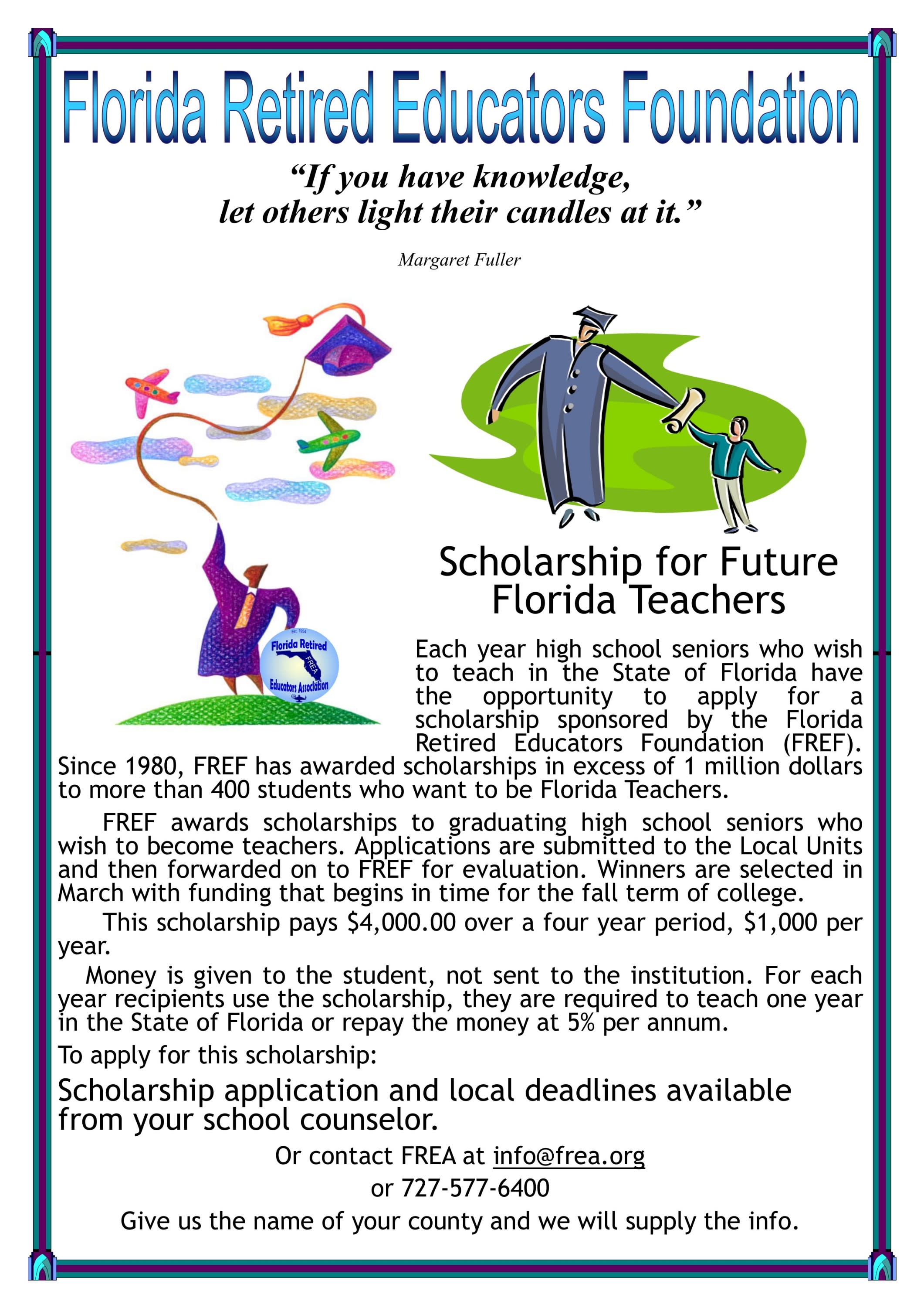FREF Scholarship Information