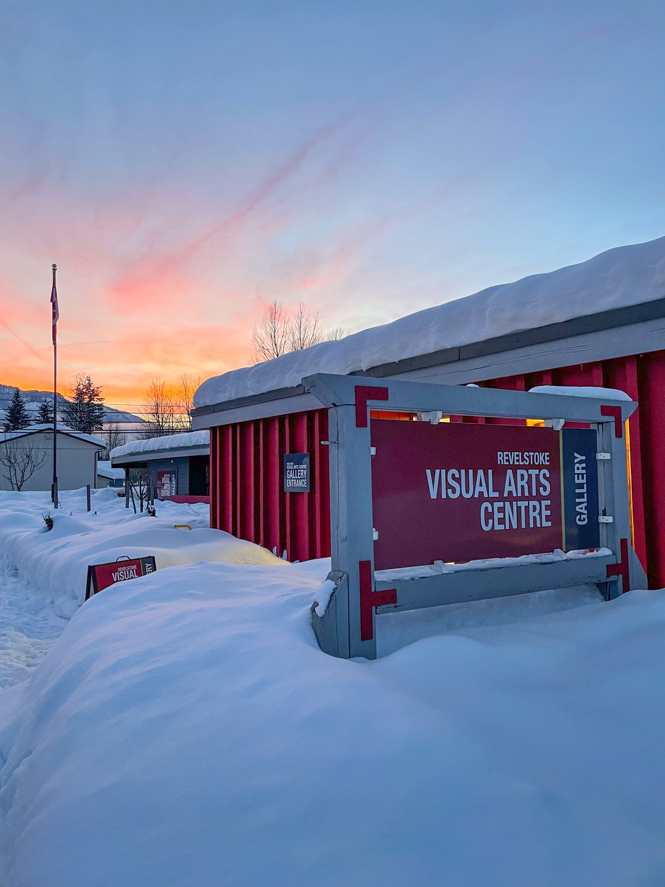 Winter at the Revelstoke Visual Arts Centre