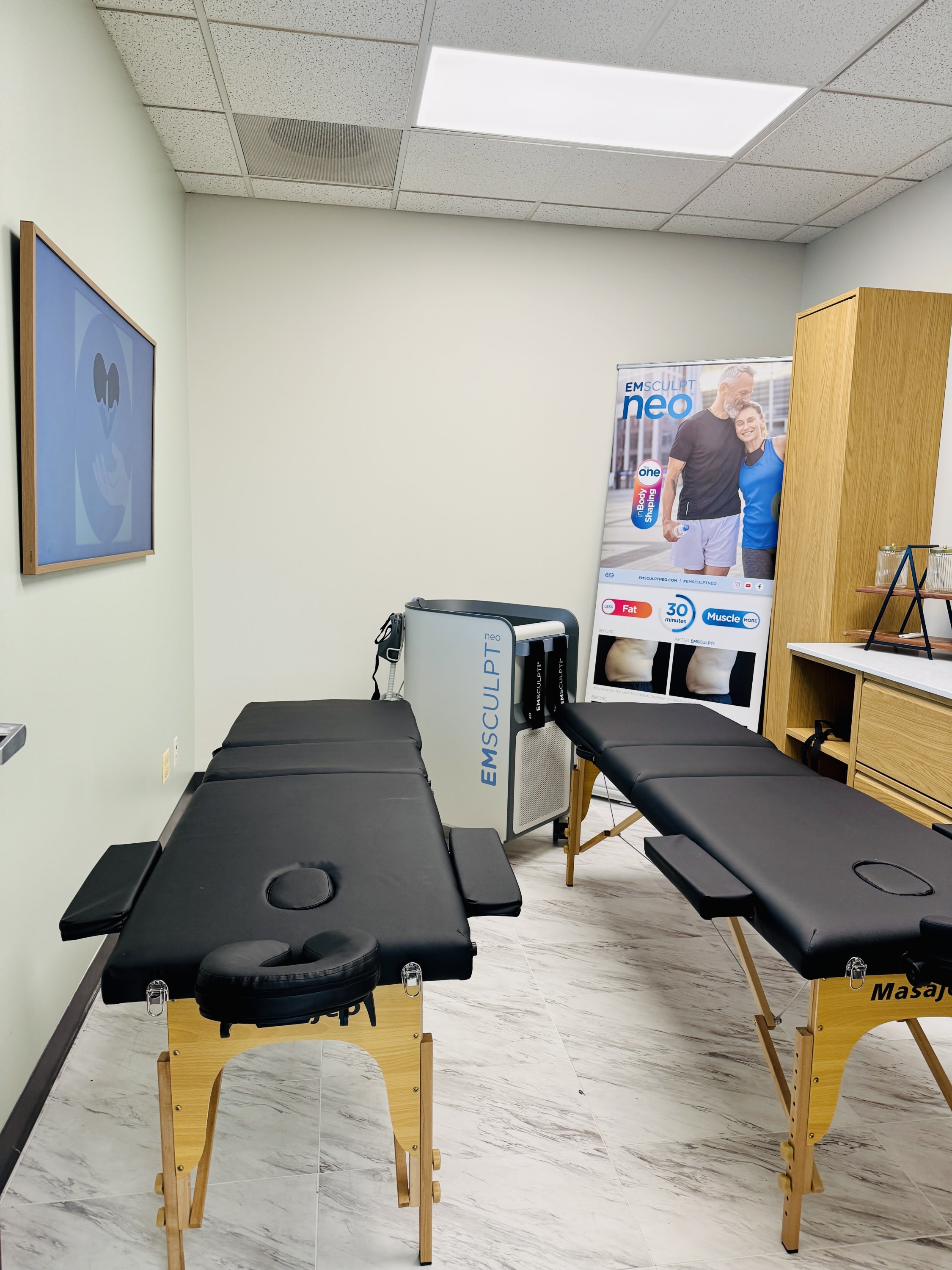 BTL Emsculpt NEO Body Sculpting & Functional Wellness Treatment Room
