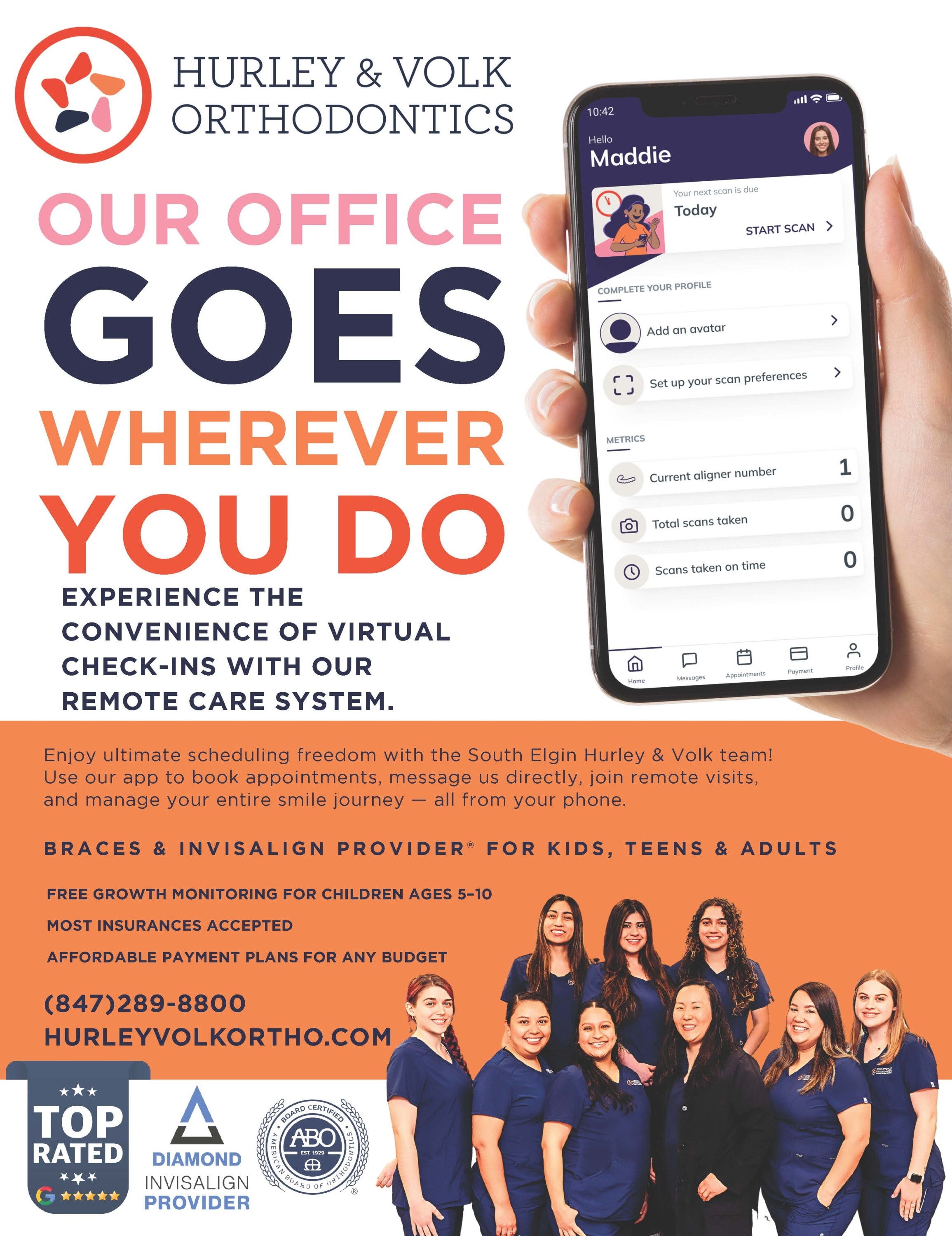 Orthodontist in South Elgin | Invisalign® Aligners & Braces | Hurley & Volk Orthodontics