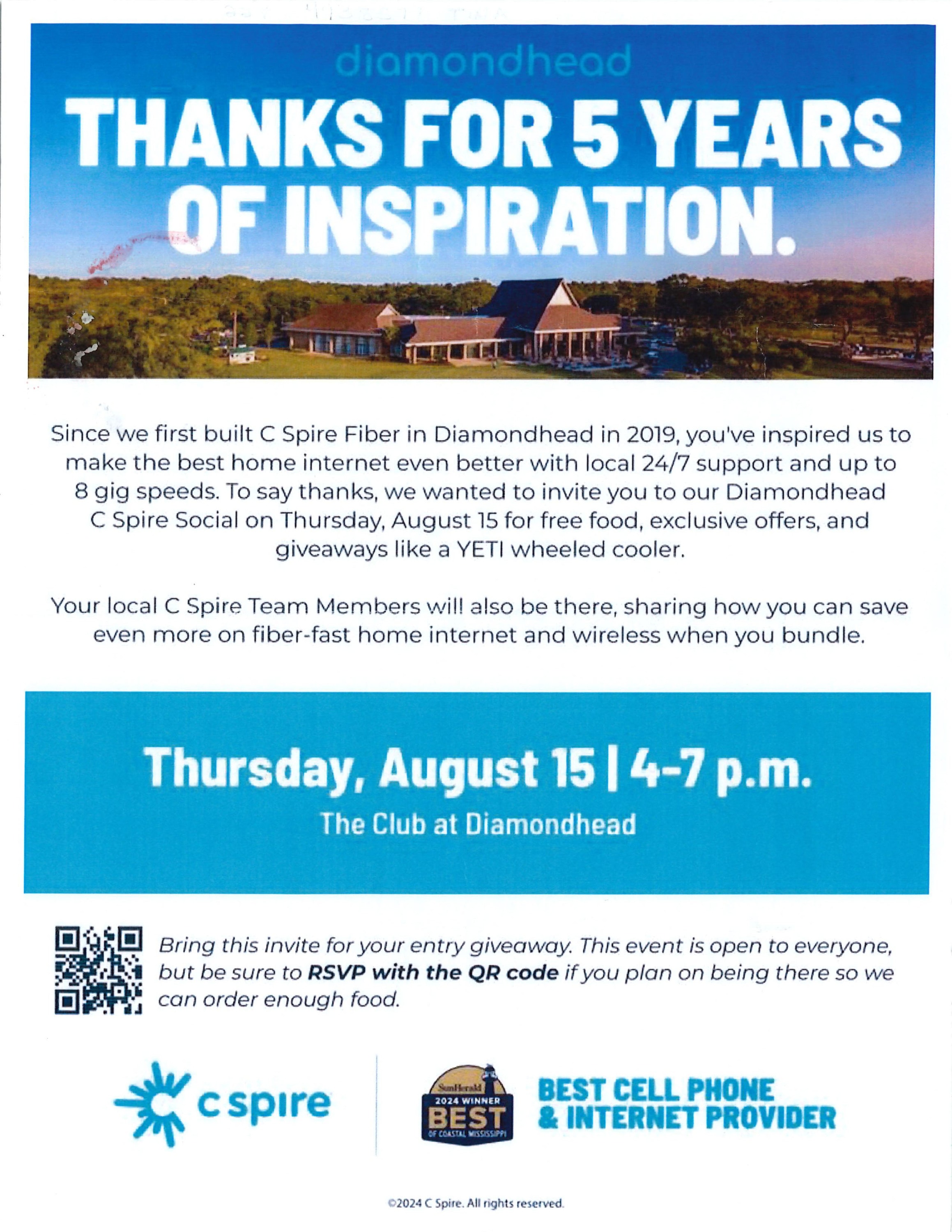 C Spire celebrates 5 years in Diamondhead