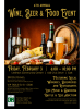 6th Annual Wine, Beer & Food Event flyer, 2/3/2023, 6-10pm, tickets on sale now at galtchamber.org