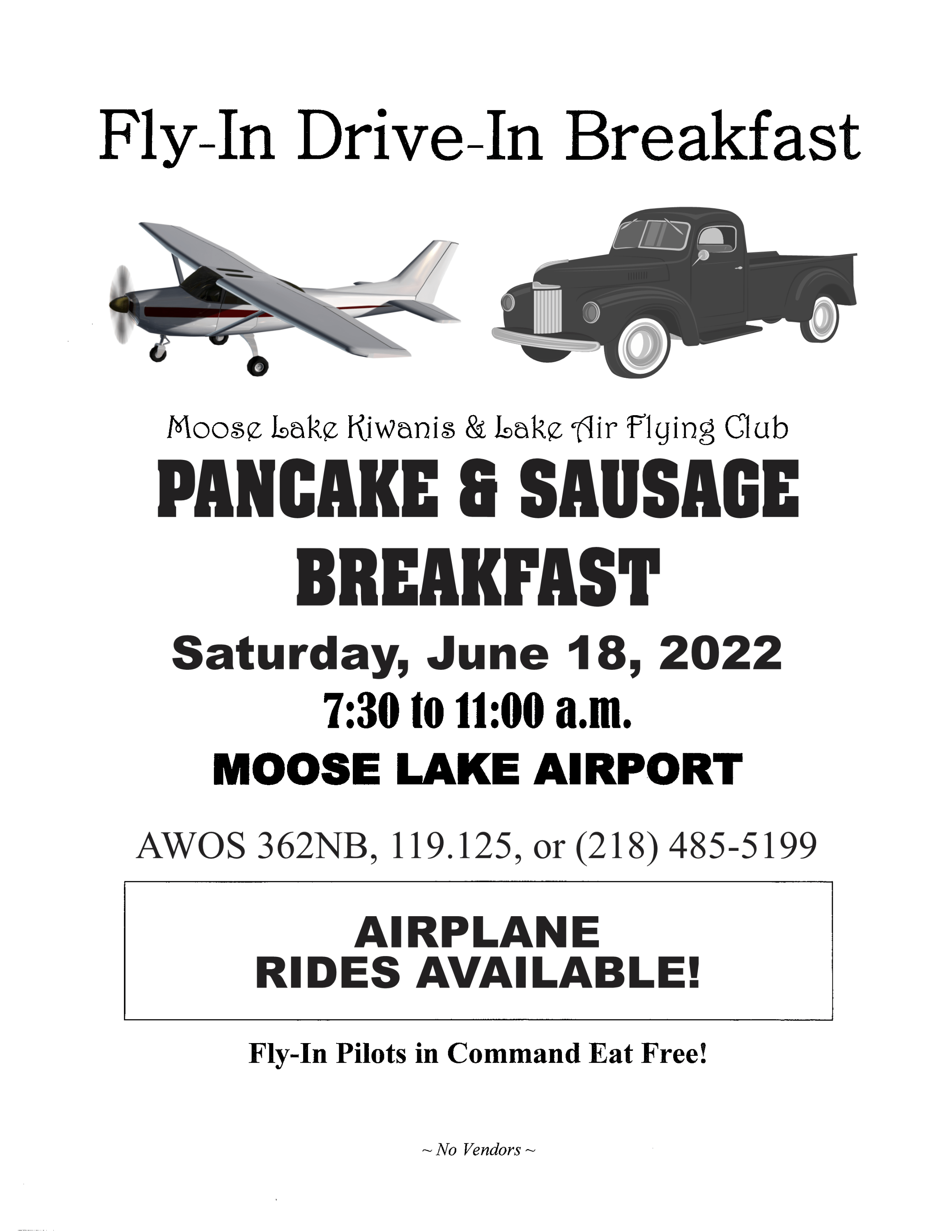 fly in breakfast flyer