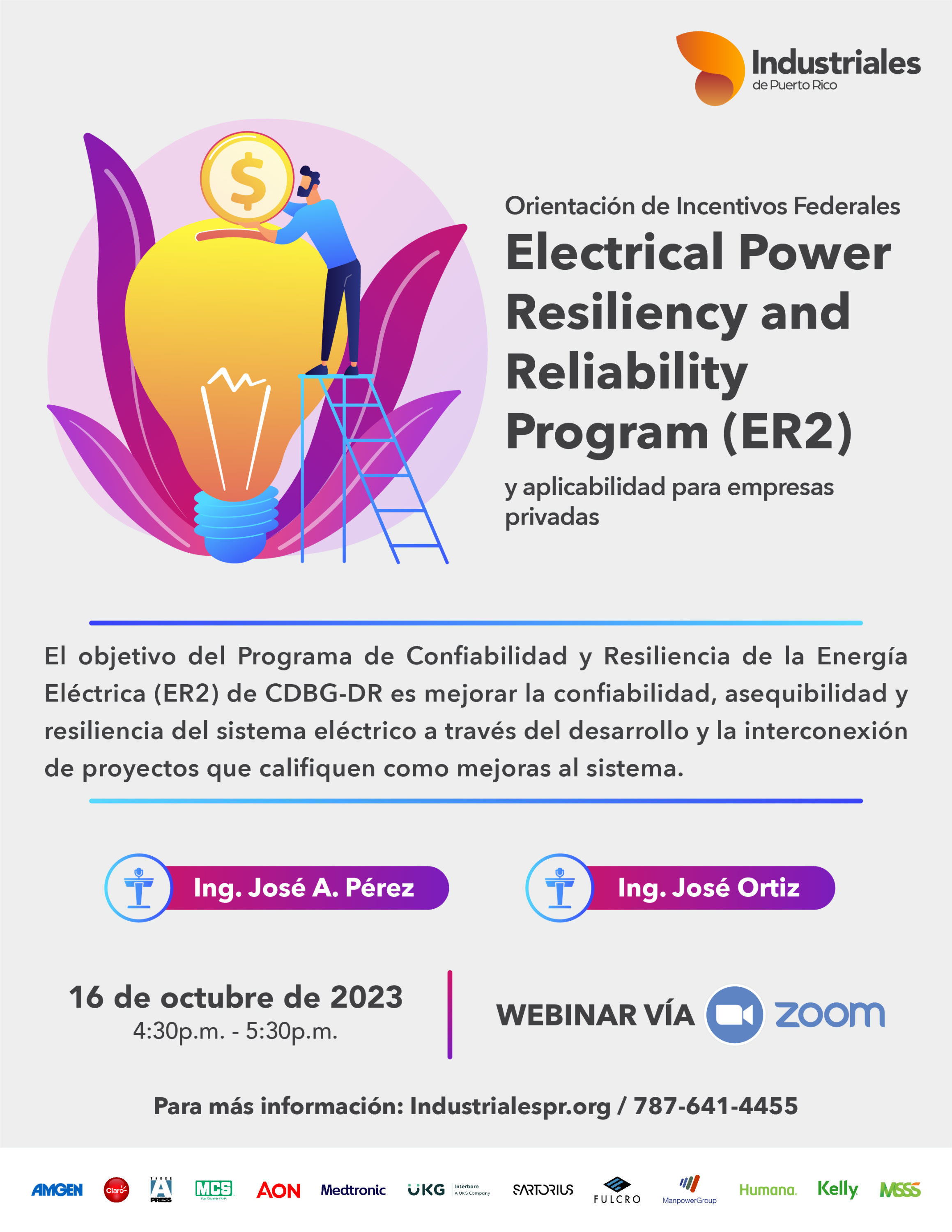 Orientación de Incentivos Federales Electrical Power Resilency and