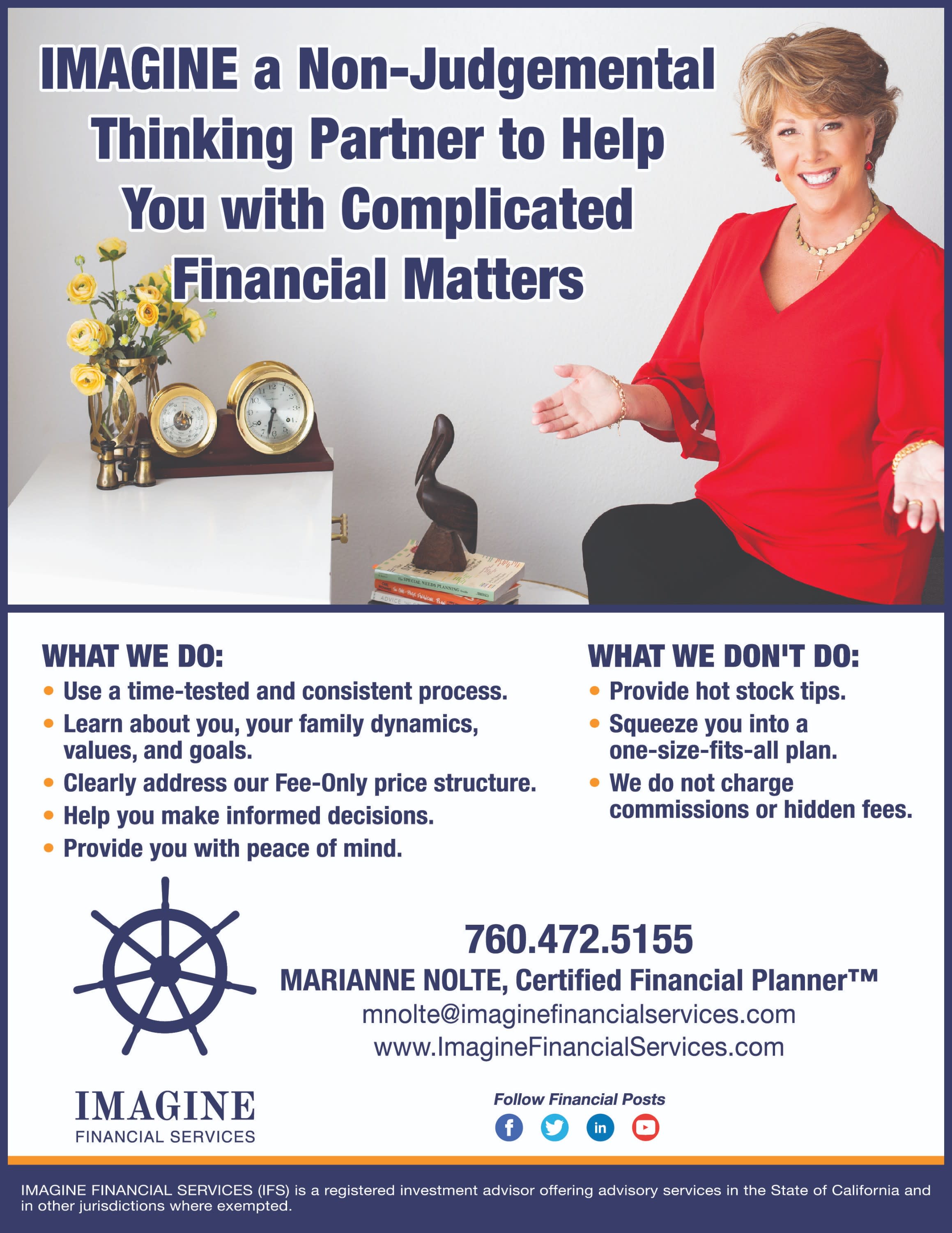 Imagine Financial Services, your thinking partner for financial matters