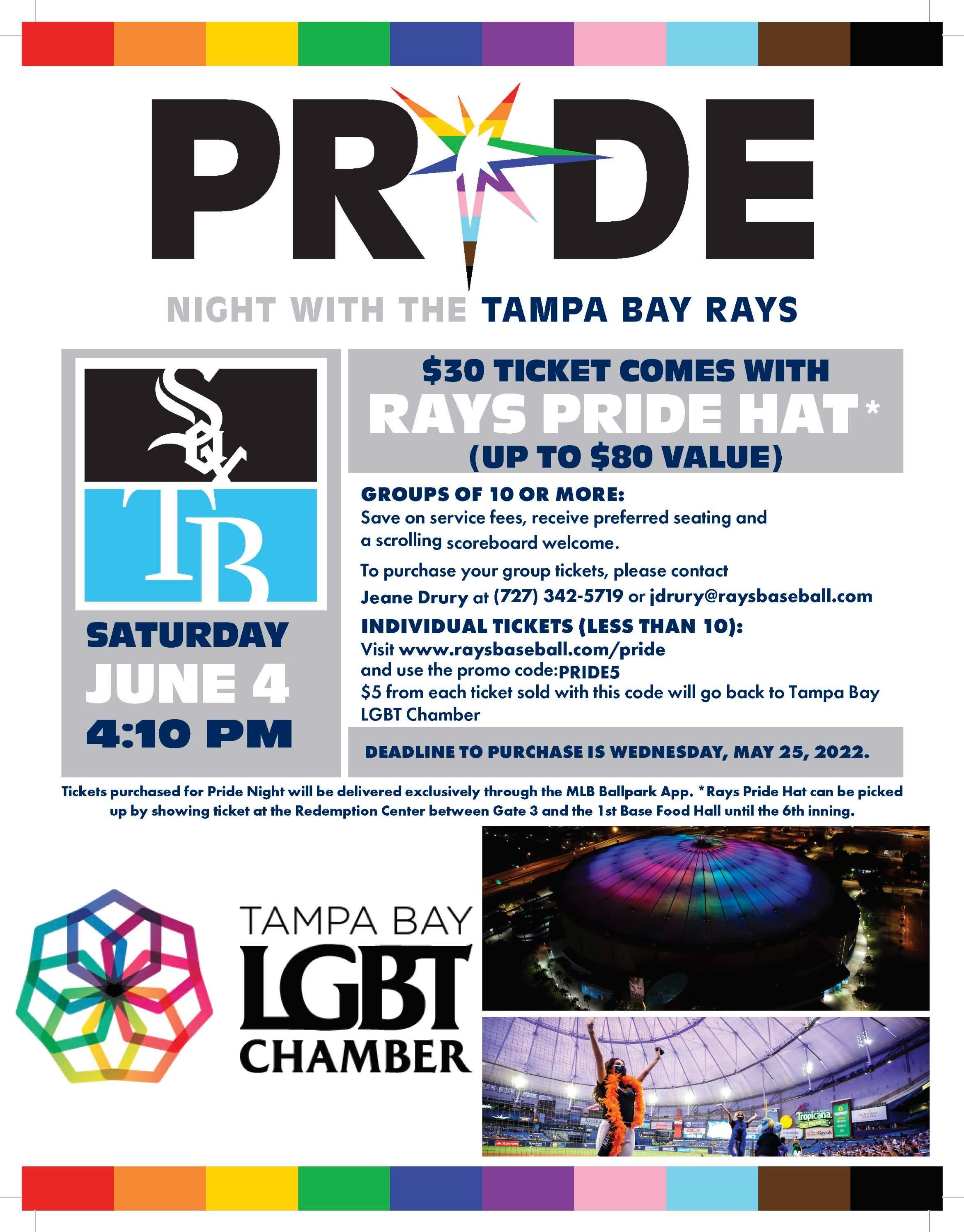 Tampa Bay Rays, Pride Night, Baseball