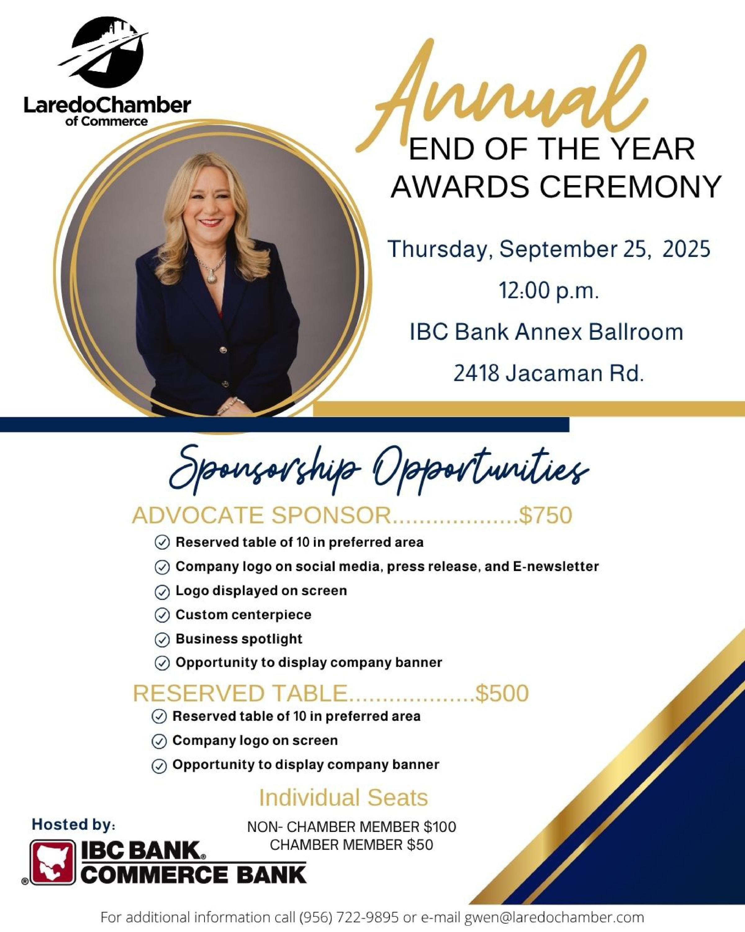 Annual End of Year Awards Ceremony 2025 GZ Events Details Laredo