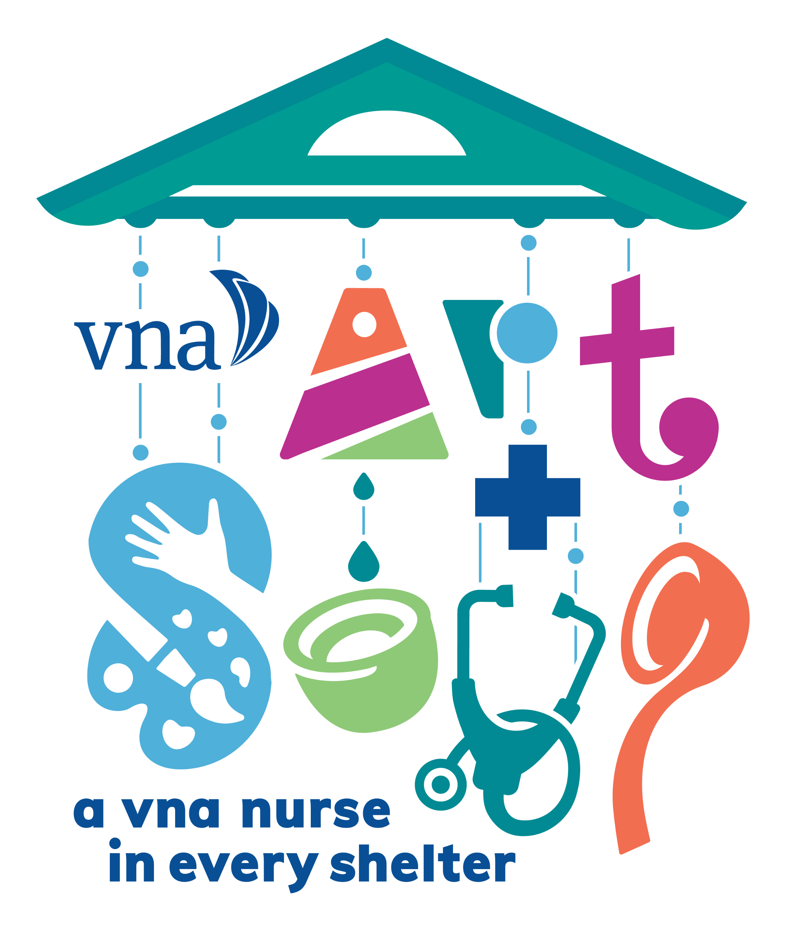 VNA Art & Soup Logo