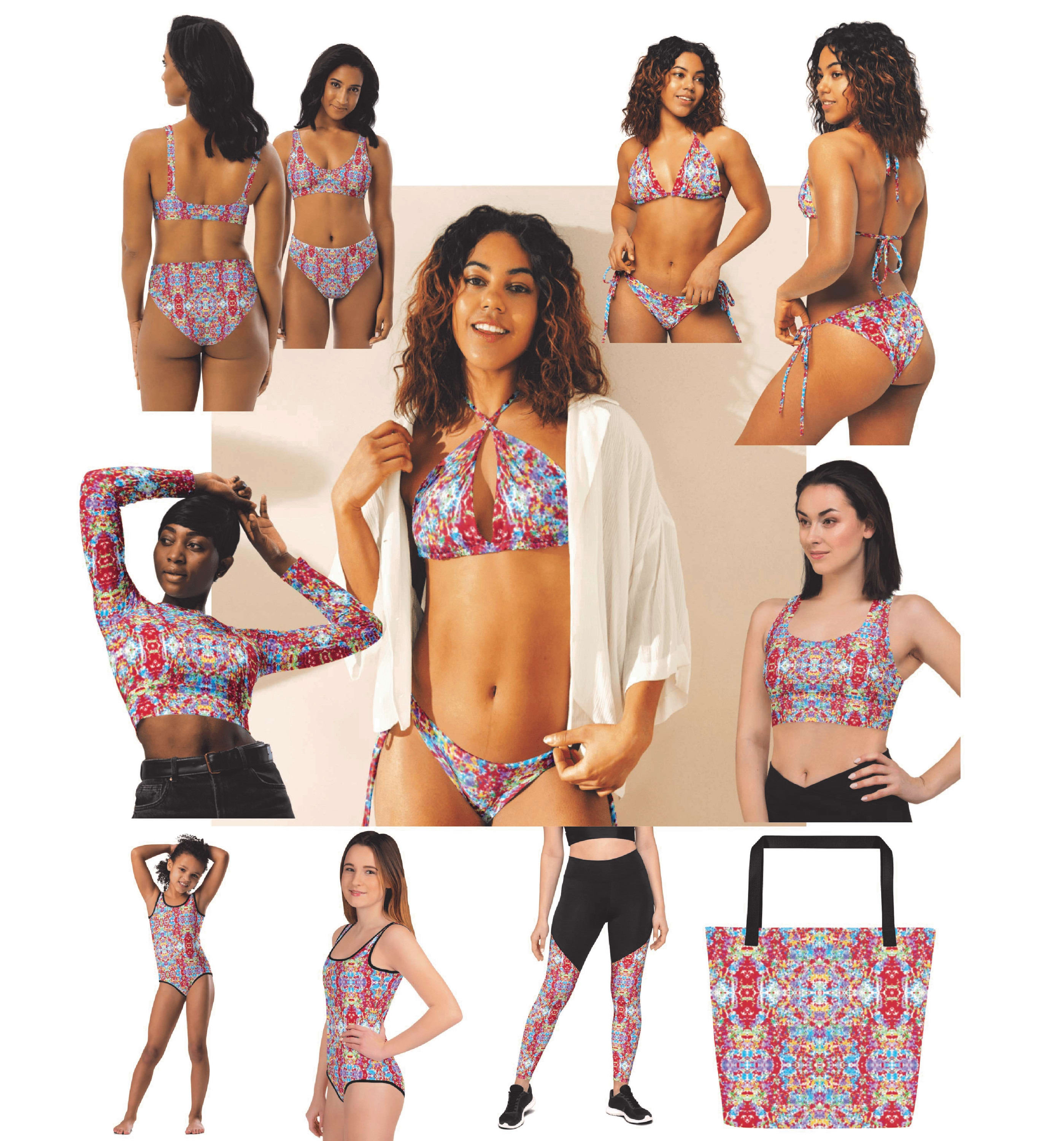 Collection of clothing available on MySizeology.com.