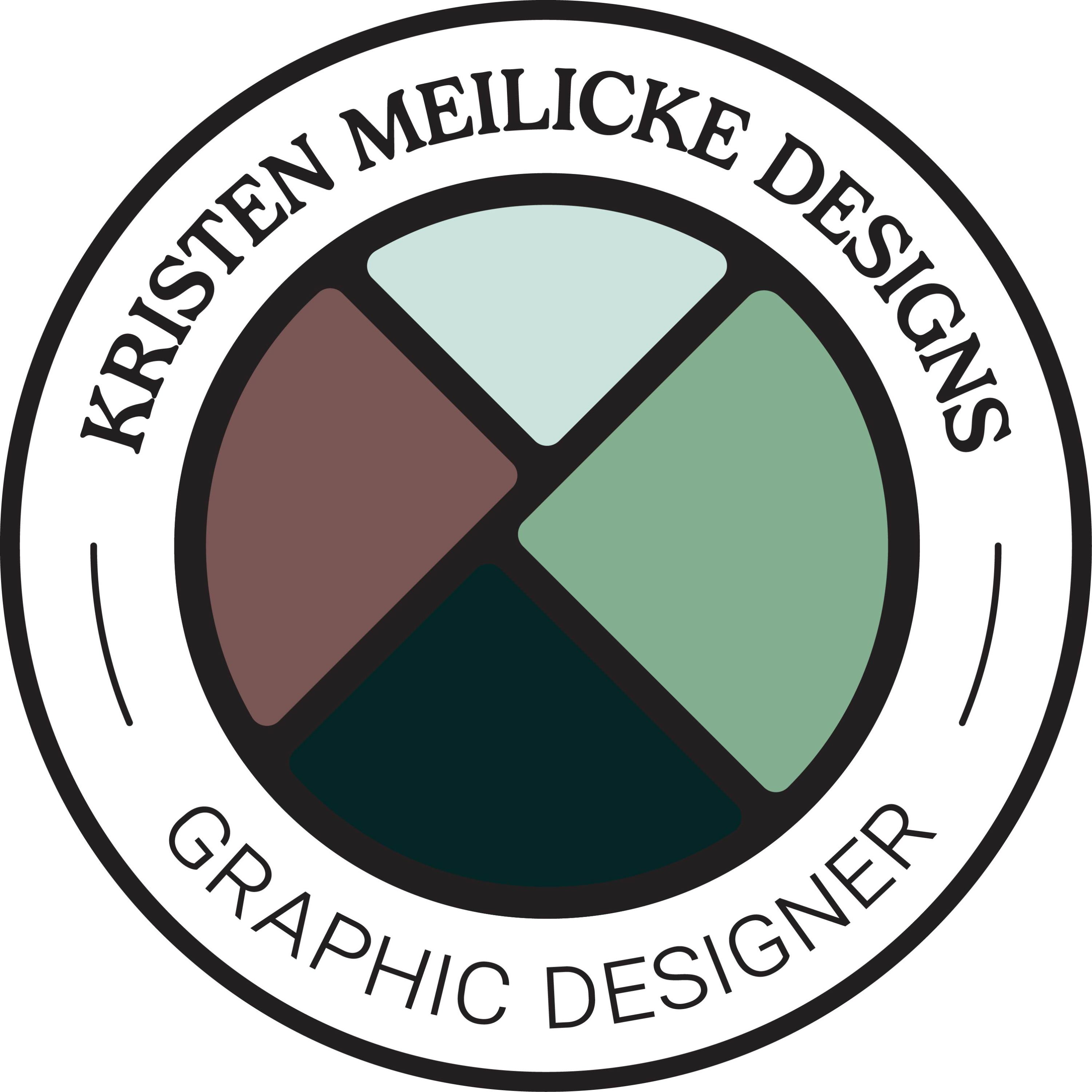 Logo for Revelstoke based graphic designer Kristen Meilicke