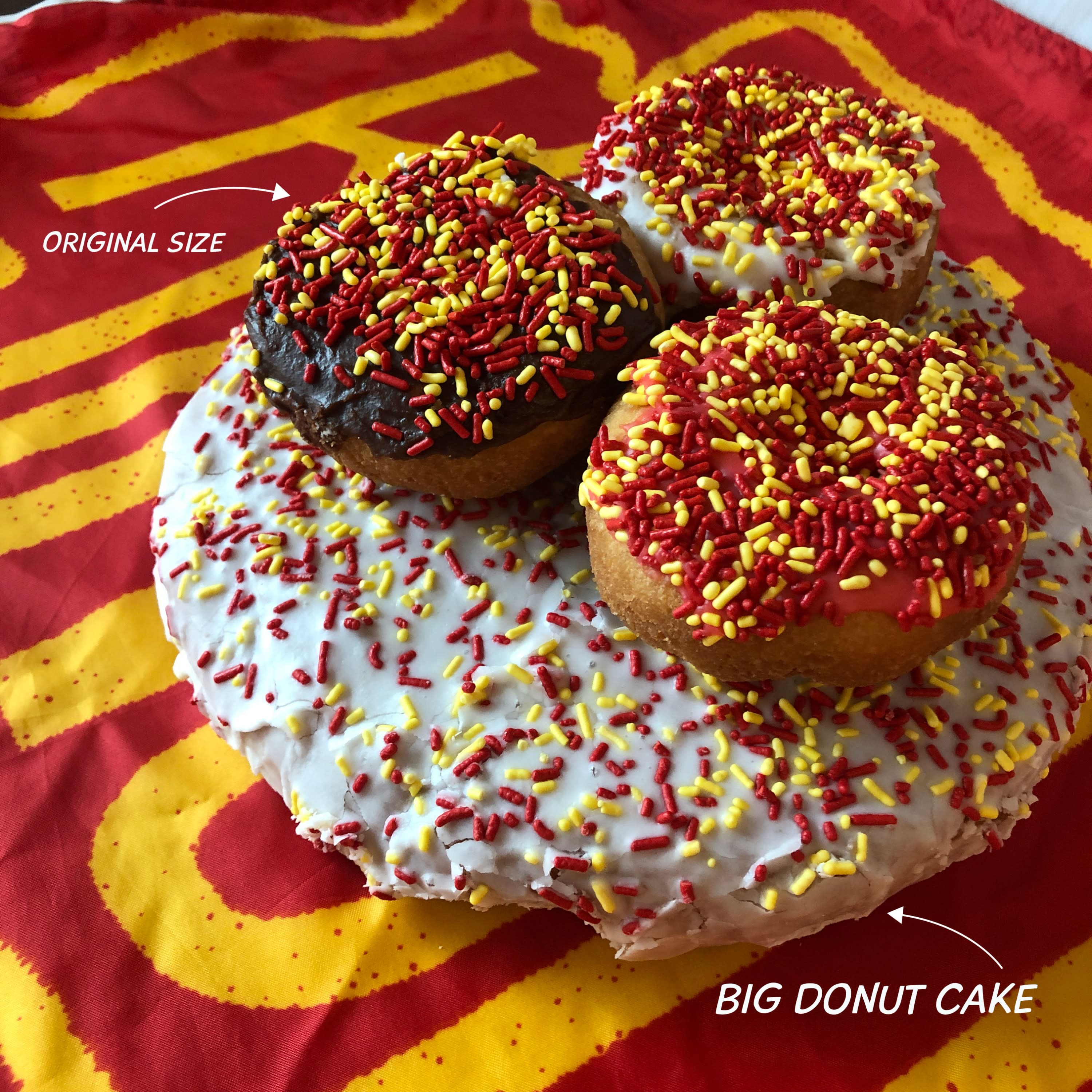 St. George's Party Donut