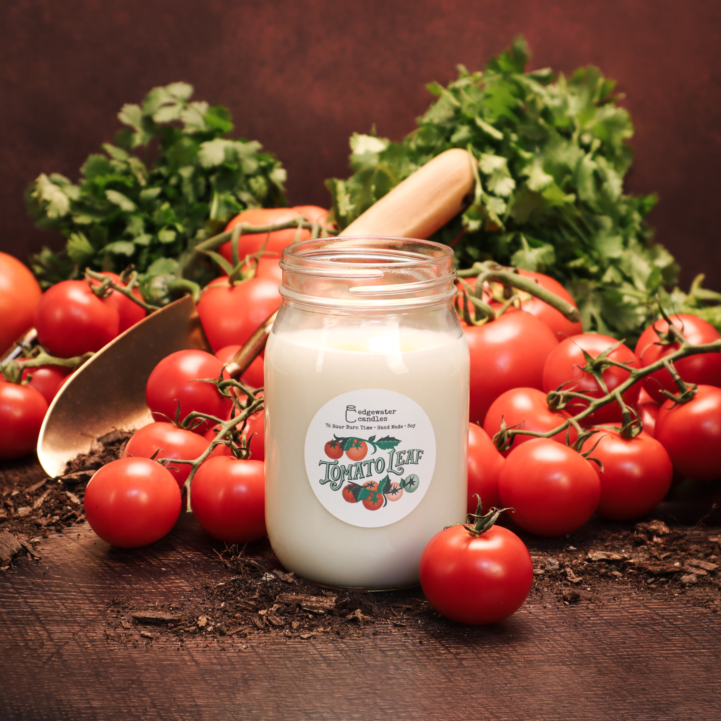 Tomato Leaf Candle by Edgewater Candles