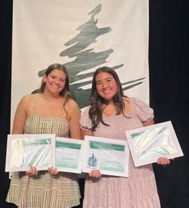 Ella Szekeress (left) and Lucky Ferrario (right)