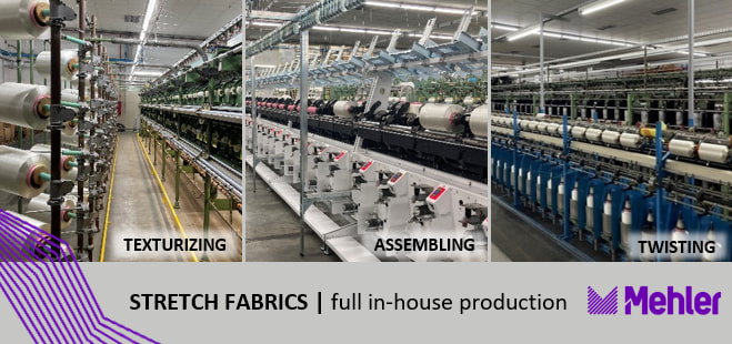 Stretch fabrics for timing belts - complete in-house production