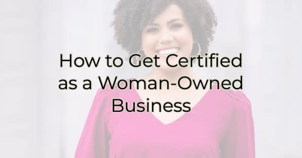 How to get Certified as a Woman-owned Business Image