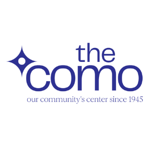 The COMO logo - the como in lower case letters with a star