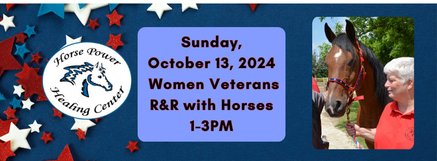 Women Veterans R&R with Horses at Horse Power Healing Center