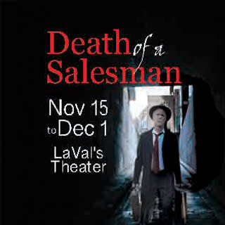 An exhausted Willy Loman returns from New England in Death of a Salesman by Arthur Miller