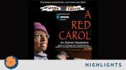 Mime troupe a red carol poster