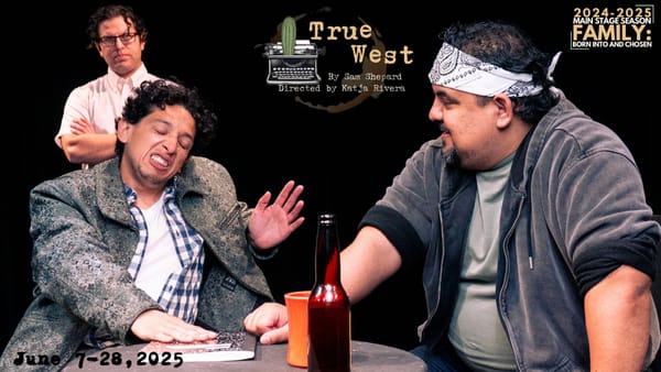 Lee shares his ideas with Saul, and Austin is not happy about it. Show logo top center, and show dates in bottom left corner.