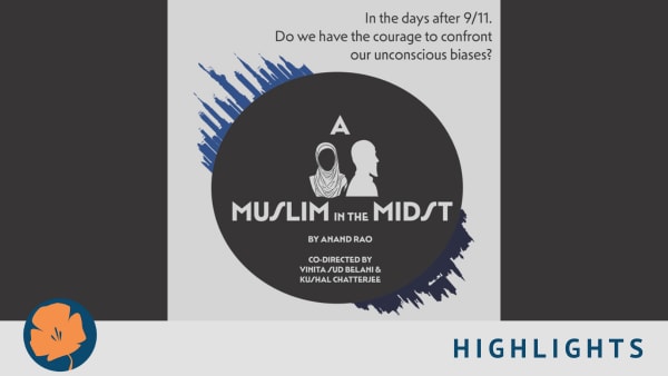 A picture of a muslim woman and man