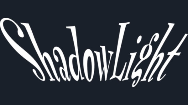 Shadowlight in white text