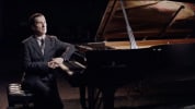 Performer/pianist Hershey Felder portrays George Gershwin at the piano