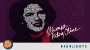 Picture of Patsy Cline, using her song titles to create the image.