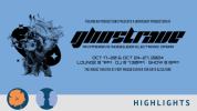Web banner graphic for GhostRave: an immersive indigiqueer electronic opera, presented by TigerBear Productions October 17-27