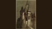 sketch of dracula's castle