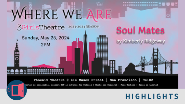 Background of blue sky with pink clouds with silohette of San Francisco City skyline in black and pink. Text "Where we are 3