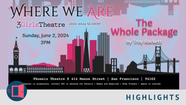 Background of blue sky with pink clouds with silohette of San Francisco City skyline in black and pink.