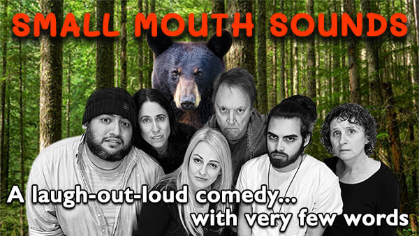 Six people on a silent retreat in the woods with a bear. Small Mouth Sounds by Bess Wohl.