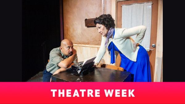 Actors in the glass menagerie Theatre Week Banner