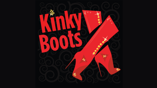 Two tall red high heeled boots