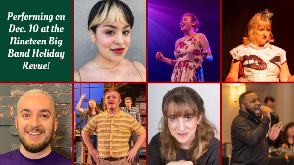 Headshots of performers featured in the Dec 10 holiday concert