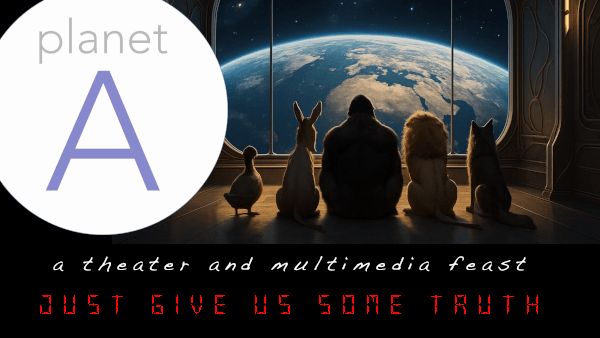 Planet A - Beyond Humanity: Animals inside a spaceship, looking down at the Earth