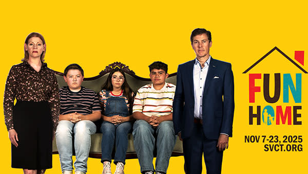 The Bechdel family poses on a Victorian coach. Here Allison (the author) is just a child.