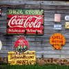 Coca Cola Sign On A Wall