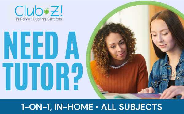 Need A Tutor?  1-on-1, in-home, all subjects