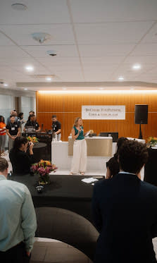 Professional networking event for young professionals with event production support by JJ Entertainment.