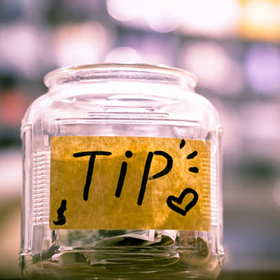 tip pool jar