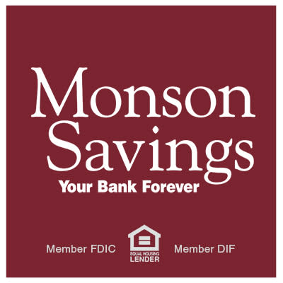 Monson Savings Bank. Your Bank Forever. Member FDIC. Equal Housing Lender. Member DIF.
