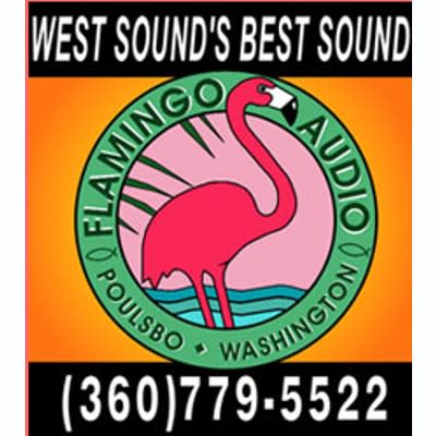 FLAMINGO AUDIO LOGO POULSBO